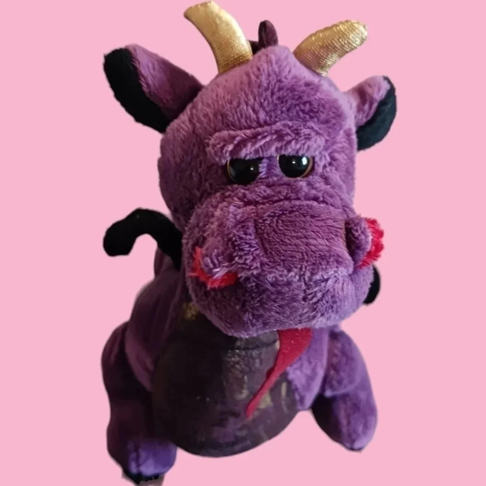 Ganz webkinz emperor dragon plush stuffed animal purple no code
